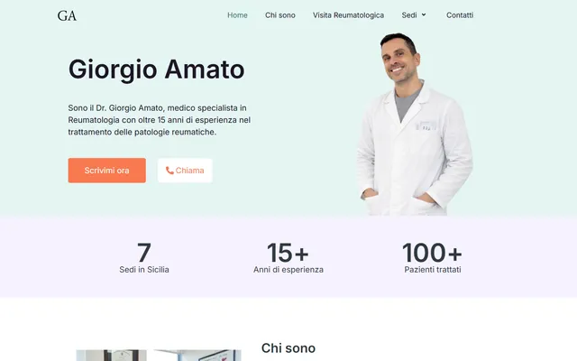 Home del sito Giorgio Amato