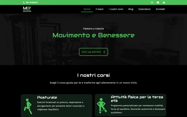 Home del sito Movimento e Benessere